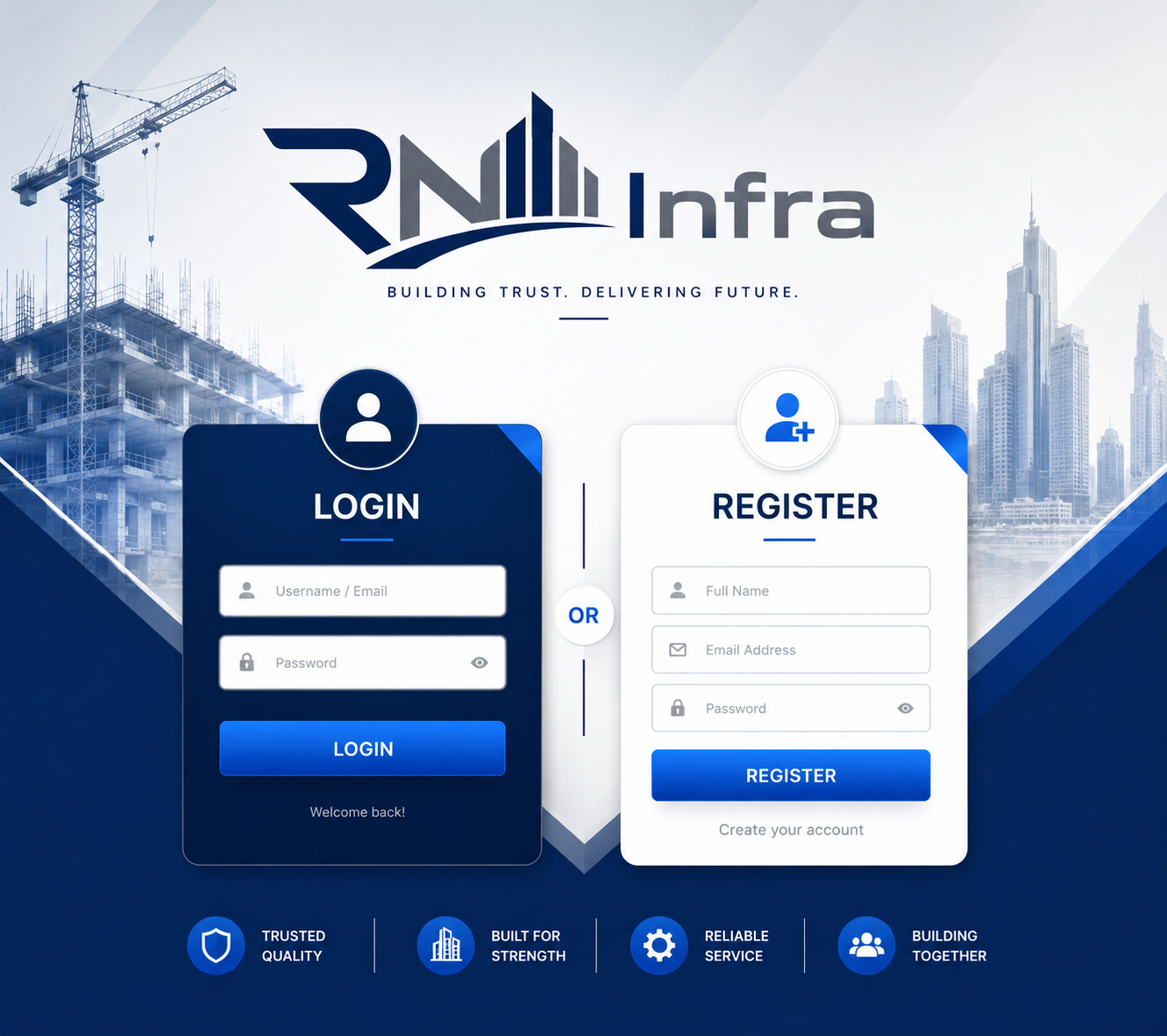 Customer Login page Image